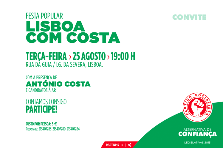 Lisboa com Costa