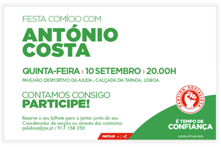 António Costa em Lisboa