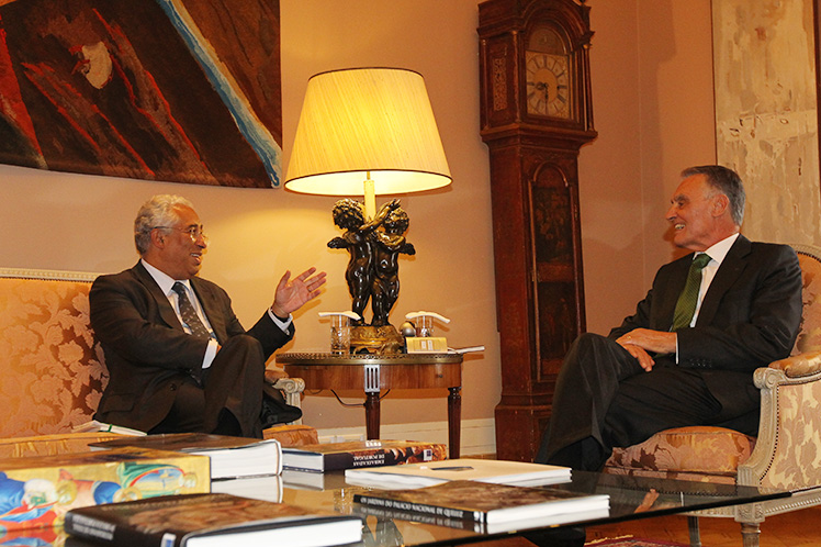 António Costa recebido hoje pelo Presidente da República