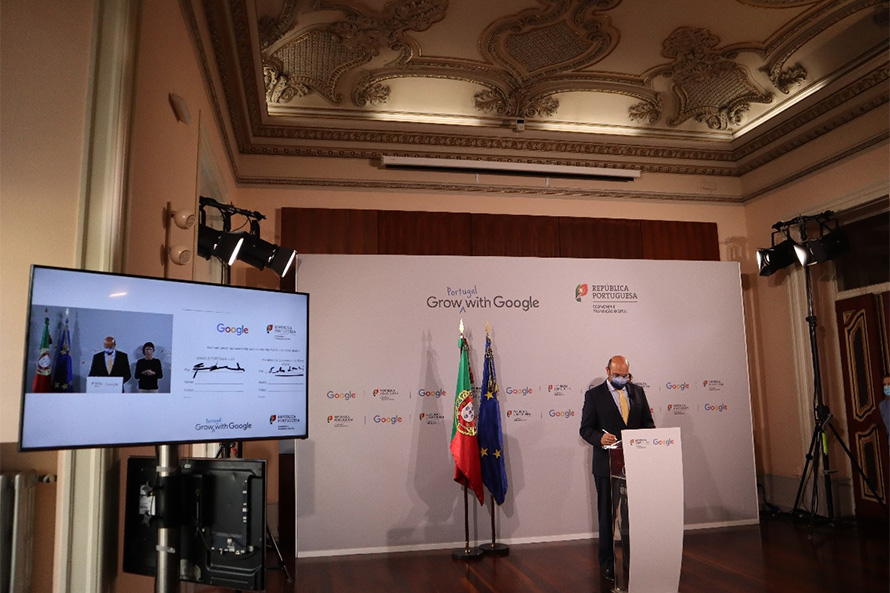Google Portugal e Governo assinam programa de cooperação para as competências digitais e empregabilidade