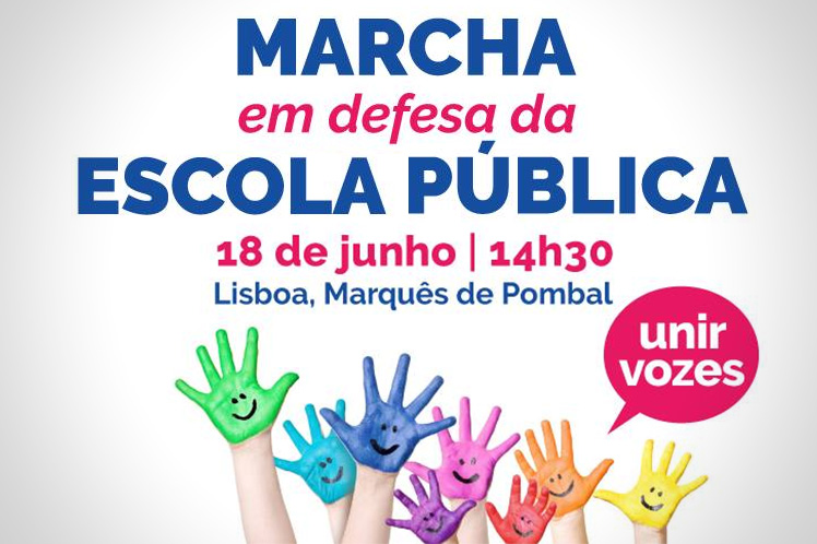 MARCHA EM DEFESA DA ESCOLA PÚBLICA