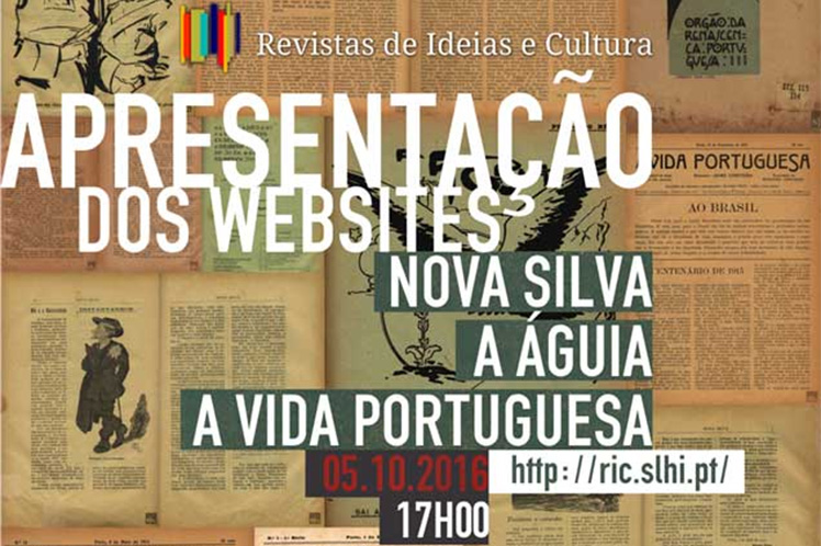 Revistas “Nova Silva”, “A Águia” e “A Vida Portuguesa” disponibilizadas em websites