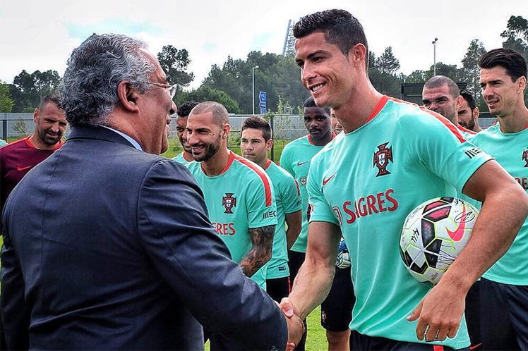 António Costa felicitou Cristiano Ronaldo
