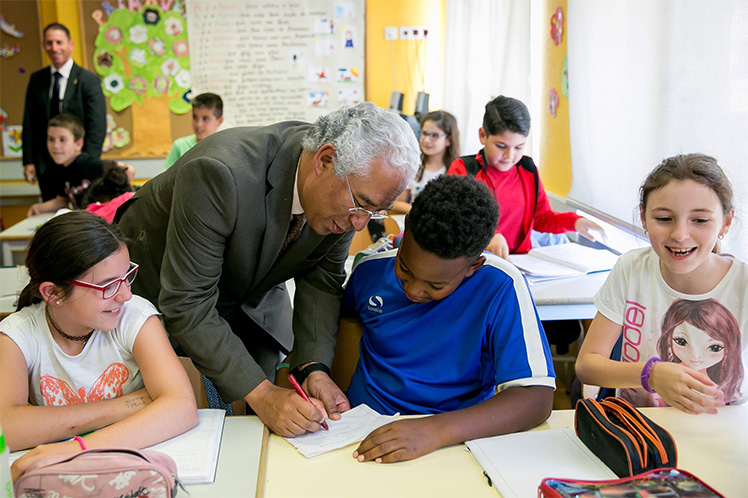 António Costa destaca qualidade e inclusão da Escola pública
