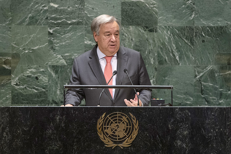 António Guterres orgulhoso de ver Portugal “na linha da frente” deste combate