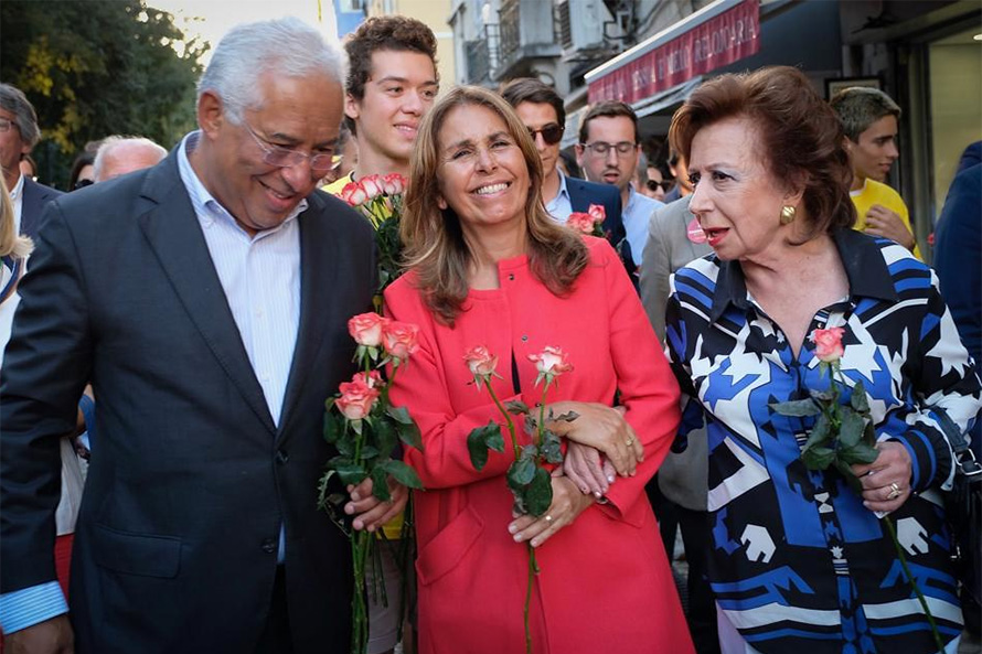 António Costa recebe apoio de Manuela Eanes