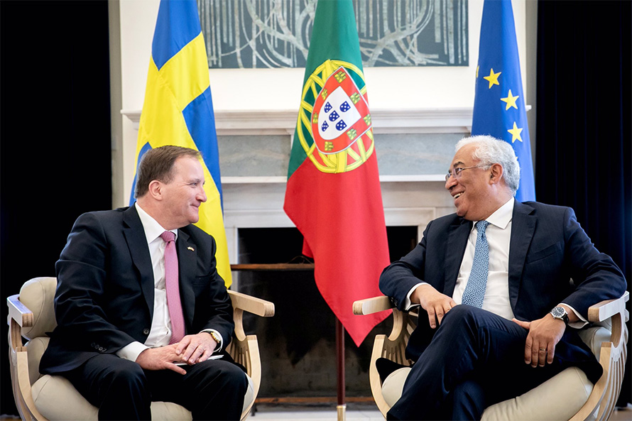 Portugal e Suécia de acordo sobre exigência de não atrasar a aprovação do próximo quadro financeiro da UE
