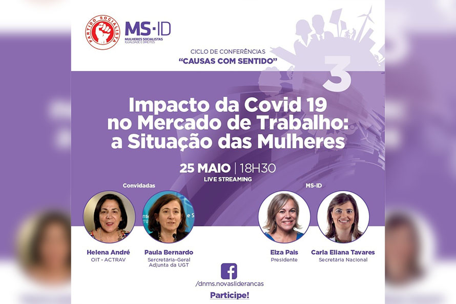 Mulheres Socialistas debatem impactos da pandemia no mercado de trabalho