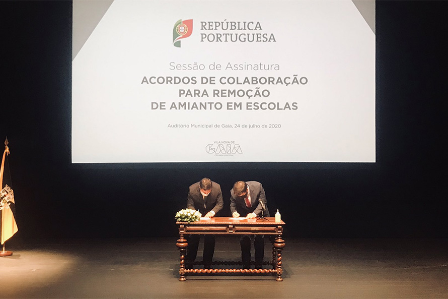 Governo conclui acordos para retirada de amianto em mais de 600 escolas do país
