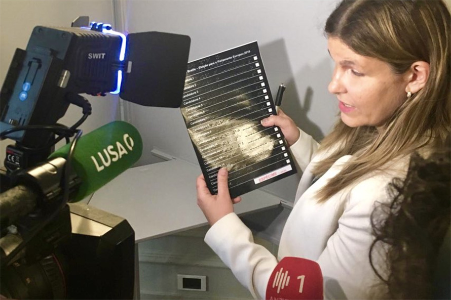 Voto em Braille já possível nas eleições europeias