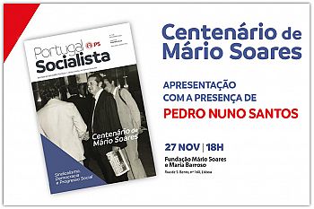 Portugal Socialista evoca centenário de Mário Soares
