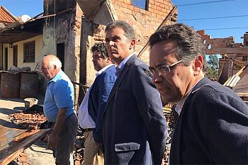 Deputados do PS no terreno visitam zonas atingidas