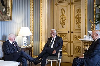 António Costa recebeu Presidente alemão e vice-presidente da Comissão Europeia