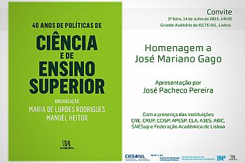 “40 anos de políticas de ciência e ensino superior”