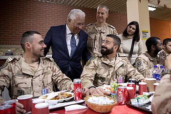 António Costa visitou militares portugueses no Afeganistão