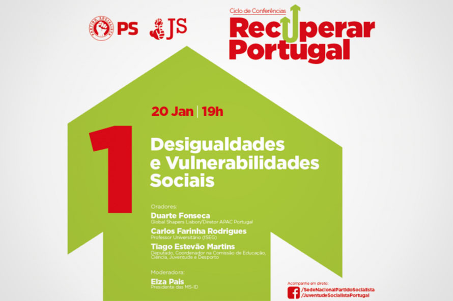 PS e JS promovem ciclo de debates digitais com desigualdades e vulnerabilidades sociais na agenda