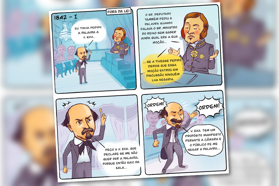 Parlamento lança BD virtual com ilustração de debates de várias épocas