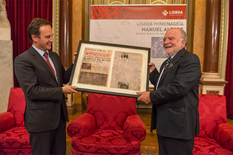Manuel Alegre recebe Medalha de Honra da Cidade de Lisboa