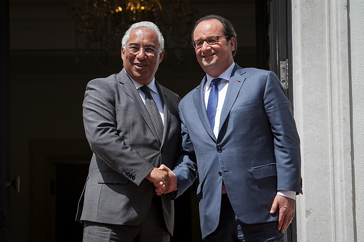 António Costa com líderes socialistas europeus