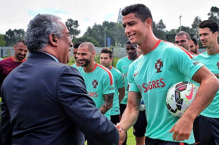 António Costa felicitou Cristiano Ronaldo