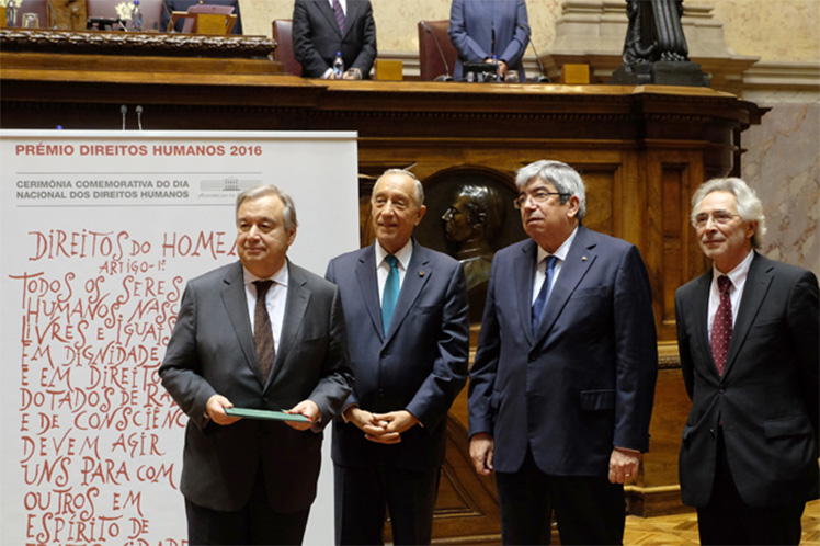 António Guterres destaca exemplo de Portugal