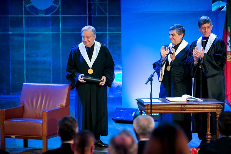António Guterres “honoris causa” pela Universidade de Lisboa