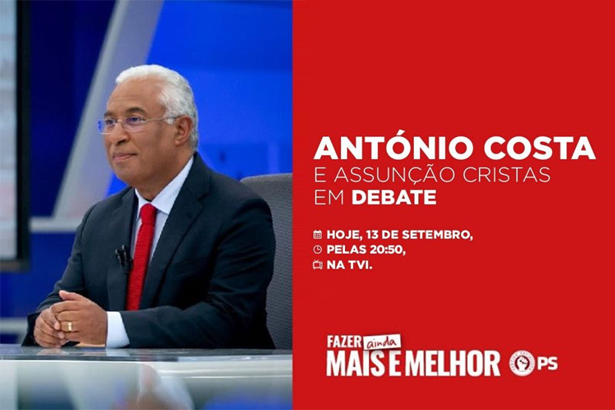 António Costa em debate com Assunção Cristas
