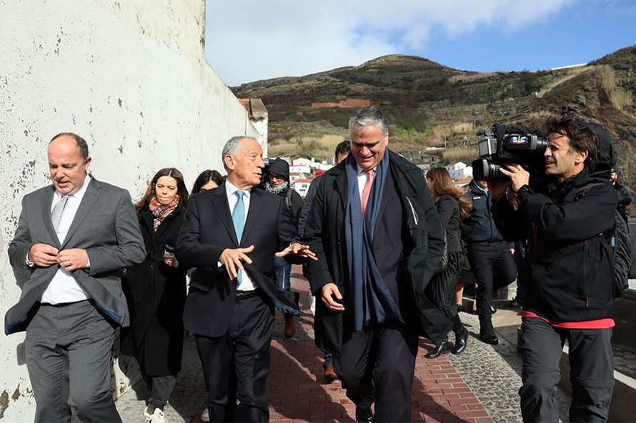 Visita do Presidente realçou desafios e conquistas do Corvo e dos Açores