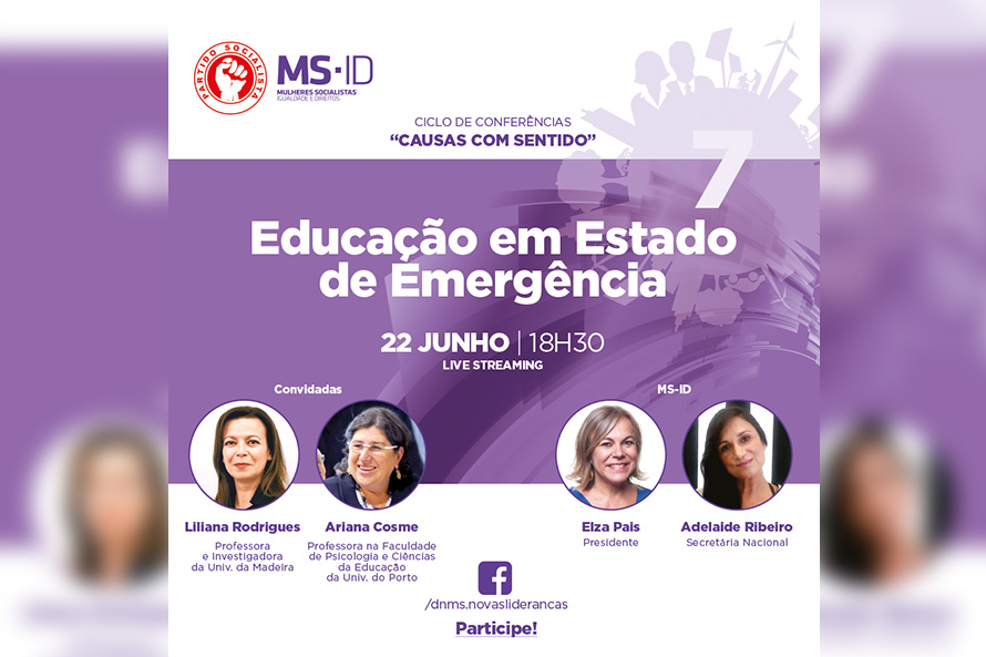 Mulheres Socialistas debatem Educação em Estado de Emergência