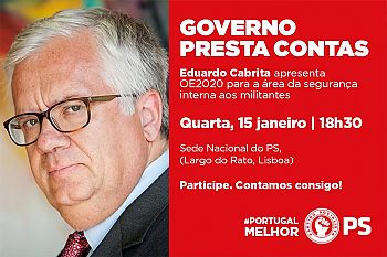 Eduardo Cabrita apresenta OE2020 para a área da segurança interna