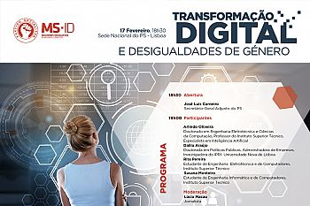 Mulheres Socialistas debatem ‘Transformação Digital e Desigualdades de Género’