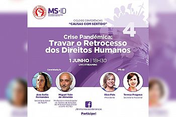 Mulheres Socialistas debatem riscos para os direitos humanos em tempo de pandemia